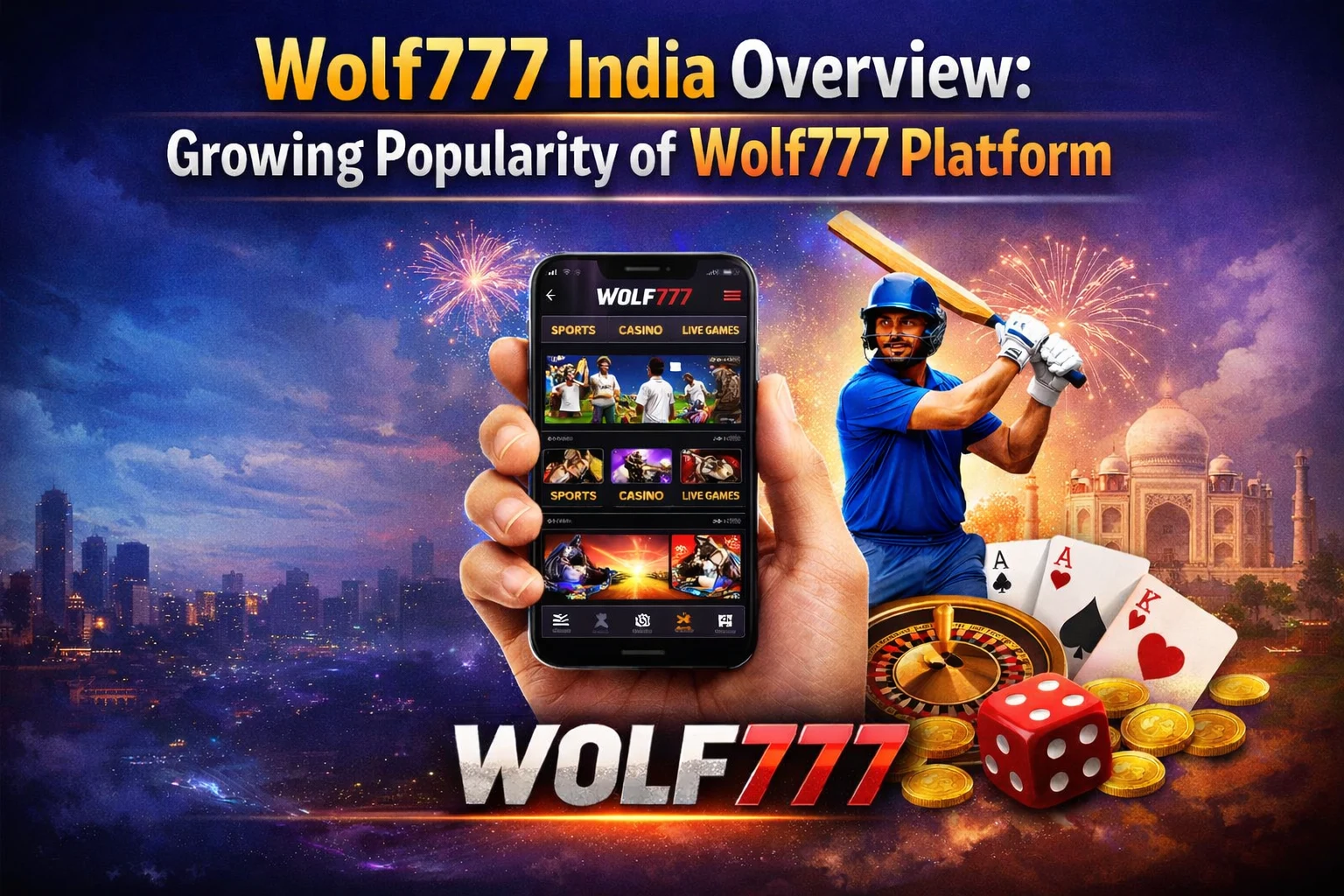 You are currently viewing Wolf777 India Overview: Growing Popularity of Wolf777 Platform