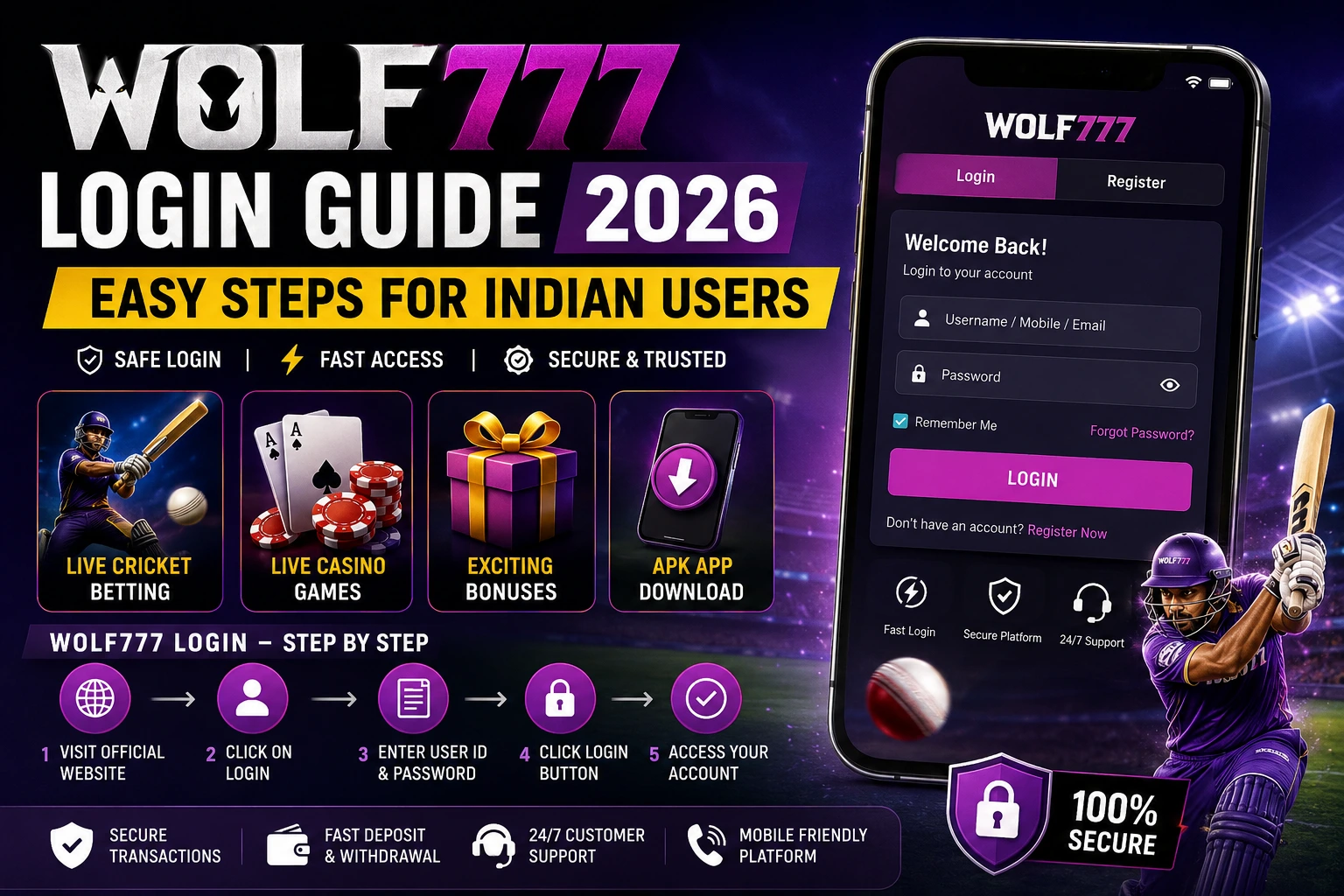 You are currently viewing Wolf777 Login Guide 2026 – Easy Steps for Indian Users